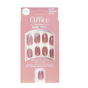 Q Office False Nails Q20 24Pieces
