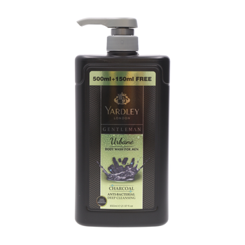 Yardley Gentleman Urbane Charcoal Body Wash 650ml