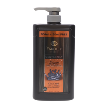 Yardley Gentleman Charcoal Body Wash 650ml
