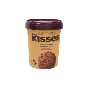 Hersheys Double Kisses Ice Cream Tub 450Ml