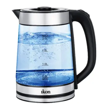 Ikon Electric Glass Kettle 2L