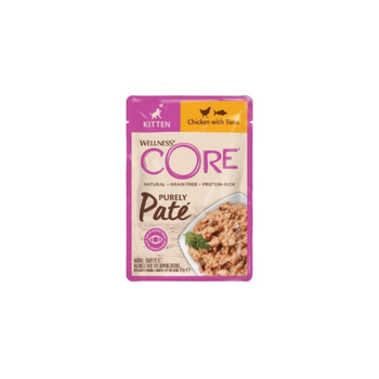 Wellnees Core Wet Food For Kittens With Chicken And Tuna 85g