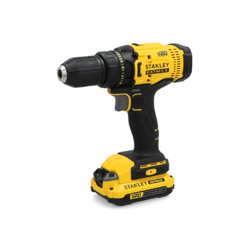 Stanley 18V V20 Powerful Motor Battery Indicator Fatmax Cordless Combo Drill Driver Yellow And Black - 79274 1Piece