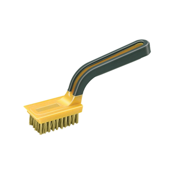 Allway Soft Grip Wide Brass Stripper Brush Black And Yellow 1-1/4 X 7 Inch - 105587 1Piece