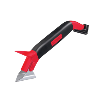 Allway 3 In 1 Caulk Tool With Comfortable Soft Grip Handle Red And Black 4.13 X 9.6 X 24.6 Cm - 105607 1Piece
