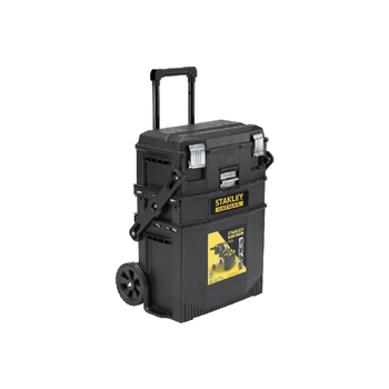 Stanley Durable Metal And Rubber Handle Fatmax Mobile Work Station Trolley Bag Black 29.13 X 21.65 X 16.53 Cm - 85119 1Piece