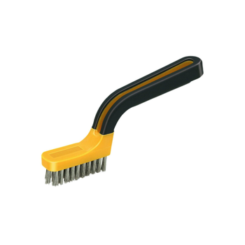 Allway Narrow Stainless Steel Stripper Brush Black And Yellow 3/4 X 7 Inch - 105616 1Piece