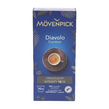 موفنبيك كبسولة قهوة ديافولو اسبريسو فورت 53جرام