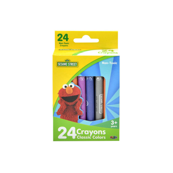 سيسامي أقلام تلوين شمع غير سامة عالية الجودة 24 قطعة ألوان متعددة 19.5 x 12.5 x 22 سم 105117 1قطعة