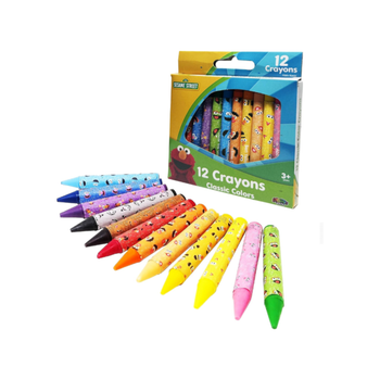 سيسامي أقلام تلوين شمع غير سامة عالية الجودة 12 قطعة ألوان متعددة 19.5 x 14.5 x 21.5 سم 105105 1قطعة
