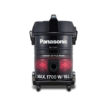 بانسونيك مكنسة كهربائية بتصميم صلب بلس بقدرة 1700 واط باللون الأسود والأحمر سعة 16 لتر 89991 1قطعة