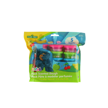 سيسامي مجموعة طقم معجون معطر غير سام للأطفال مكونة من 15 قطع متعددة الألوان 28 جم 105112 1قطعة