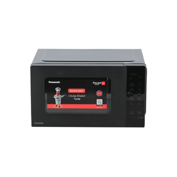 Panasonic 900W 10-Programs Compact And Stylish Solo Microwave Oven Black 25 L 80801 1Piece