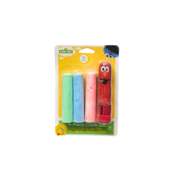 سيسامي طباشير سايد ووك 3 قطع قابل للغسل مع حامل طباشير ألوان متعددة 27 x 20 x 35 سم 105108 1قطعة