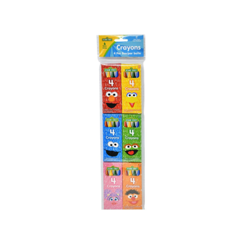 سيسامي أقلام تلوين شمع غير سامة عالية الجودة 6 قطع ألوان متعددة 17.5 x 14.5 x 28.5 سم 105121 1قطعة