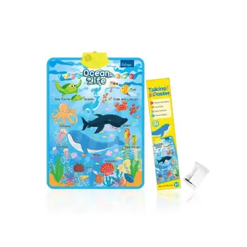 جينيراك مخطط تفاعلي لتعليم الحياة في المحيط متعدد الألوان 41 × 55.5 سم 105659 1قطعة