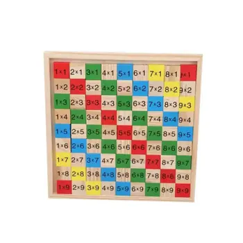 جينيراك مجموعة الرياضيات الخشبية التعليمية للأطفال ألوان متعددة 5 x 10 x 33 سم 105647 1قطعة