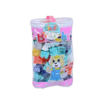 جينيراك مكعبات بناء بلاستيكية للأطفال ألوان متعددة 24 x 0.5 x 32 سم 105648 1قطعة