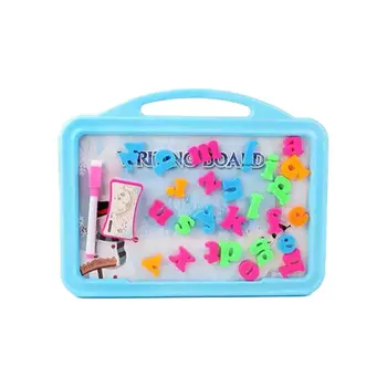 جينيراك لوح كتابة تعليمي مع أحرف أبجدية مغناطيسية وممحاة وقلم ألوان متعددة 7 × 1 × 7 سم 105621 1قطعة