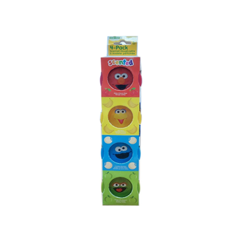 سيسامي عجين لعب معطر للتشكيل 4 قطع ألوان متعددة 21 x 19.5 x 43 سم 105088 1قطعة