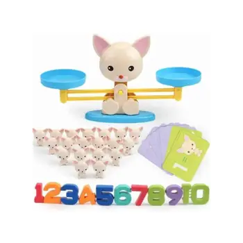 جينيراك ميزان تعلّم الرياضيات للأطفال ألوان متعددة 7 x 1 x 7 سم 105644 1قطعة