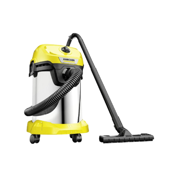 كارشر مكنسة كهربائية اسطوانية بقوة 1000 وات باللونين الأصفر والأسود سعة 17 لترًا - 36802 7.8كيلو