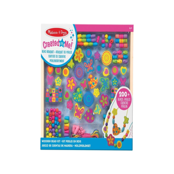 ميليسا ودوغ كرييتد باي مي! مجموعة خرزات خشبية لصنع الأكسسوارات ألوان متعددة 28.58x 2.54 x 29.97 سم - 106065 0.41كيلو