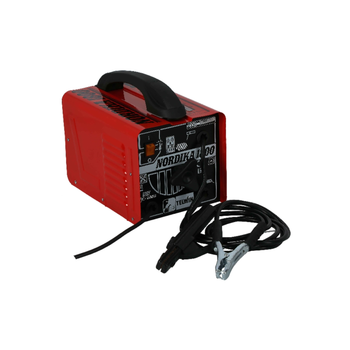 تلوين آلة لحام محمولة بسلك بجهد 220 فولت وتصميم قوي باللونين الأحمر والأسود - 4663 9.04كيلو