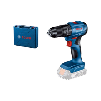 بوش 18 فولت جي اس بي 185-إل آي مثقاب ومفك تأثير لاسلكي باللون الأزرق والأسود 22.5 × 11.5 × 23 سم  - 89675 1.7كيلو