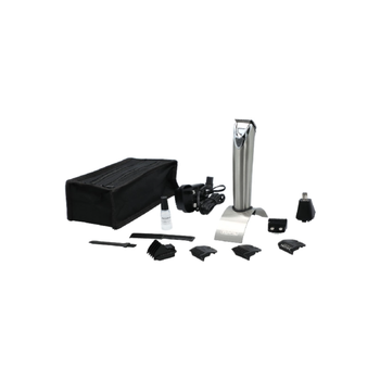 وال ماكينة تشذيب لاسلكية الكل في واحد ليثيوم أيون مع 12 ملحقًا باللون الأسود والفضي 6.8 × 14 × 26.8 سم - 66079 0.54كيلو