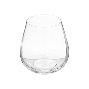 JJA SA Lena Elegant and Durable Short Goblet Tumbler Clear 380 ml 1Piece