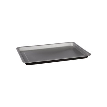 JJA SA Signature Rectangular Metal Baking Tray Black and Silver 37 x 32cm 1Piece