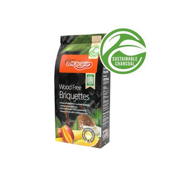 Tent Evenly Shaped Sustainable Wood Free Briquettes 1Piece