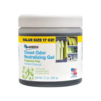 أودور جيل معطر خالٍ من الرائحة بمفعول الفحم النشط لإزالة روائح الخزائن 17أونصة