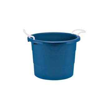 يونيتد سوليوشنز دلو بلاستيكي متعدد الاستخدامات بسعة 20 جالون مع مقبض حبل اللون الأزرق 1قطعة