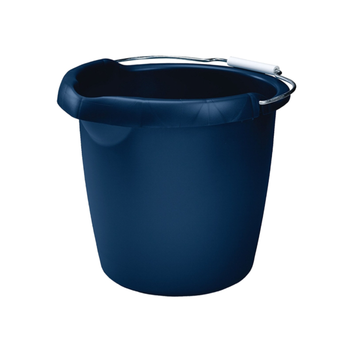 روفنيك دلو بلاستيكي متعدد الاستخدامات مع قبضة مريحة لون أزرق ملكي سعة 15لتر