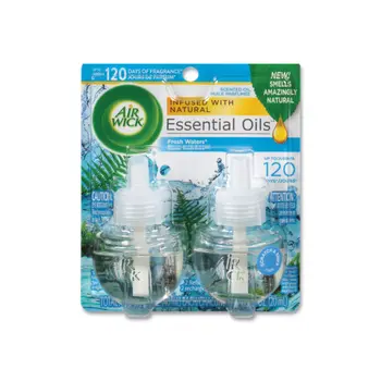 إيرويك عبوة تعبئة معطر هواء بزيت معطر برائحة المياه العذبة شفاف 19مل