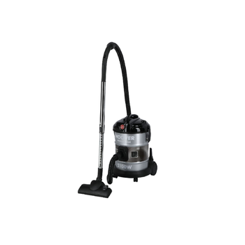 هوفر مكنسة باور ماكس الكهربائية الاسطوانية من ، سعة الفضة والأسود20لتر