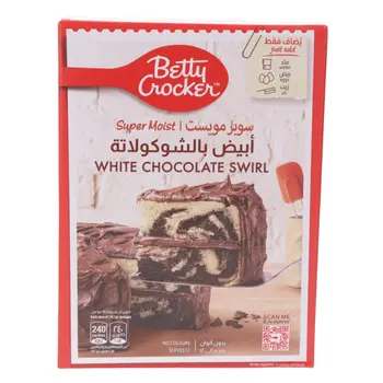 بيتي كروكر خليط كيك أبيض بالشوكولاته 500 جرام