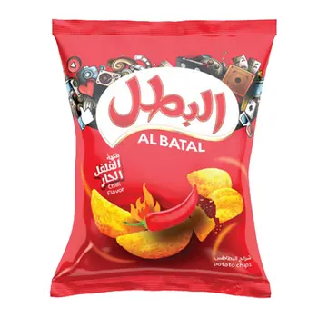 البطل بطاطس عيدان بنكهة الفلفل الحار 23جرام