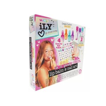Wecool iLY DIY Lip Balm & Nail Art Set Multicolor