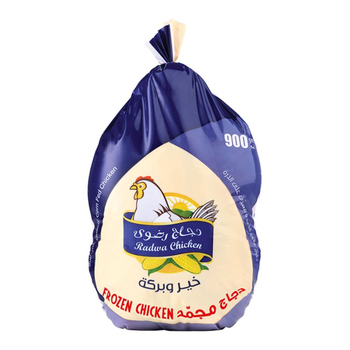 Radwa Corn-Fed Frozen Whole Chicken 900g