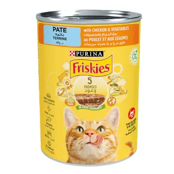 فريسكيزطعام قطط باتيه دجاج 400جرام
