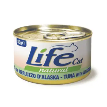 Life Cat Natural Tuna & Pollock Wet Cat Food 85g