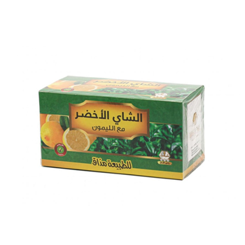 Wadi Alnahil green With lemon bag 30Pieces