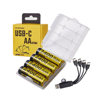 Nitecore USB-C Rechargeable Battery NH2400