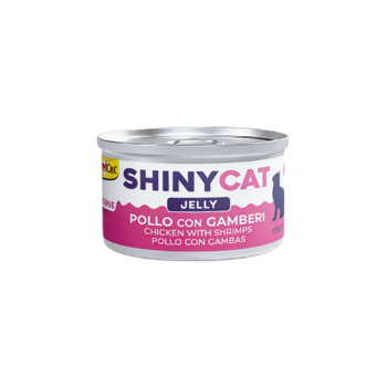 Gimcat Shiny Cat chicken & shrimp wet food 70g