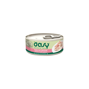 Oasy chicken & salmon wet cat food 150g