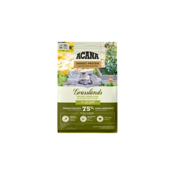 اكانا غراسلاندز طعام جاف للقطط بالدجاج والبط والبيض 1.8كيلو