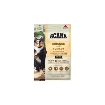 اكانا طعام جاف للقطط البالغة بالدجاج والديك الرومي 1.8كيلو